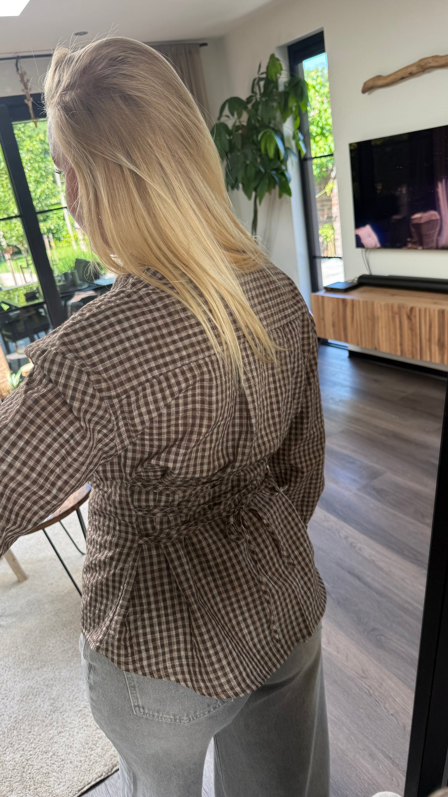 Rosie Ruit Blouse Grey