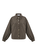 Ivy Denim Jacket Brown