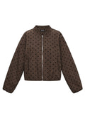 Polka Dot Jacket Brown