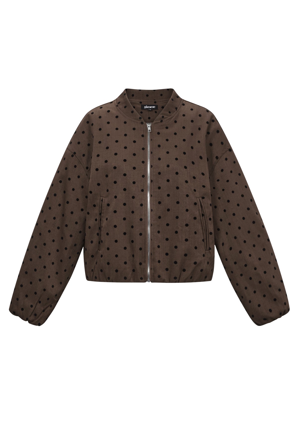 Polka Dot Jacket Brown