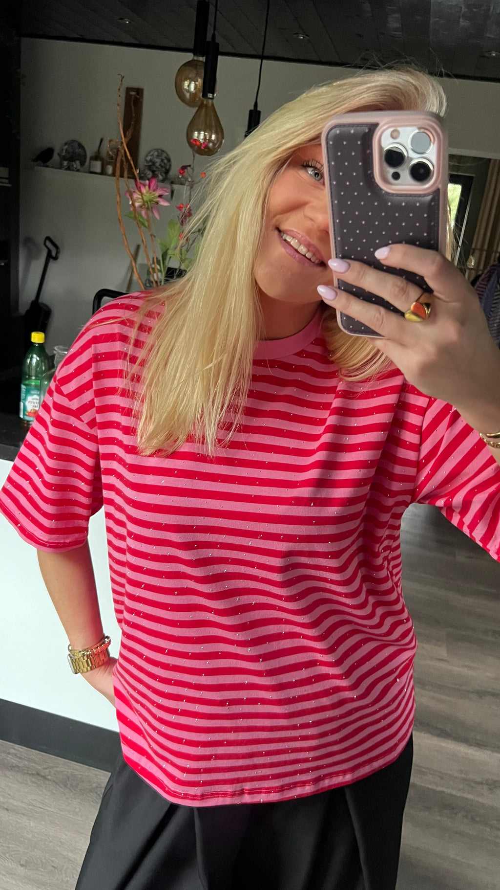 Livia Sparkle Red-Pink