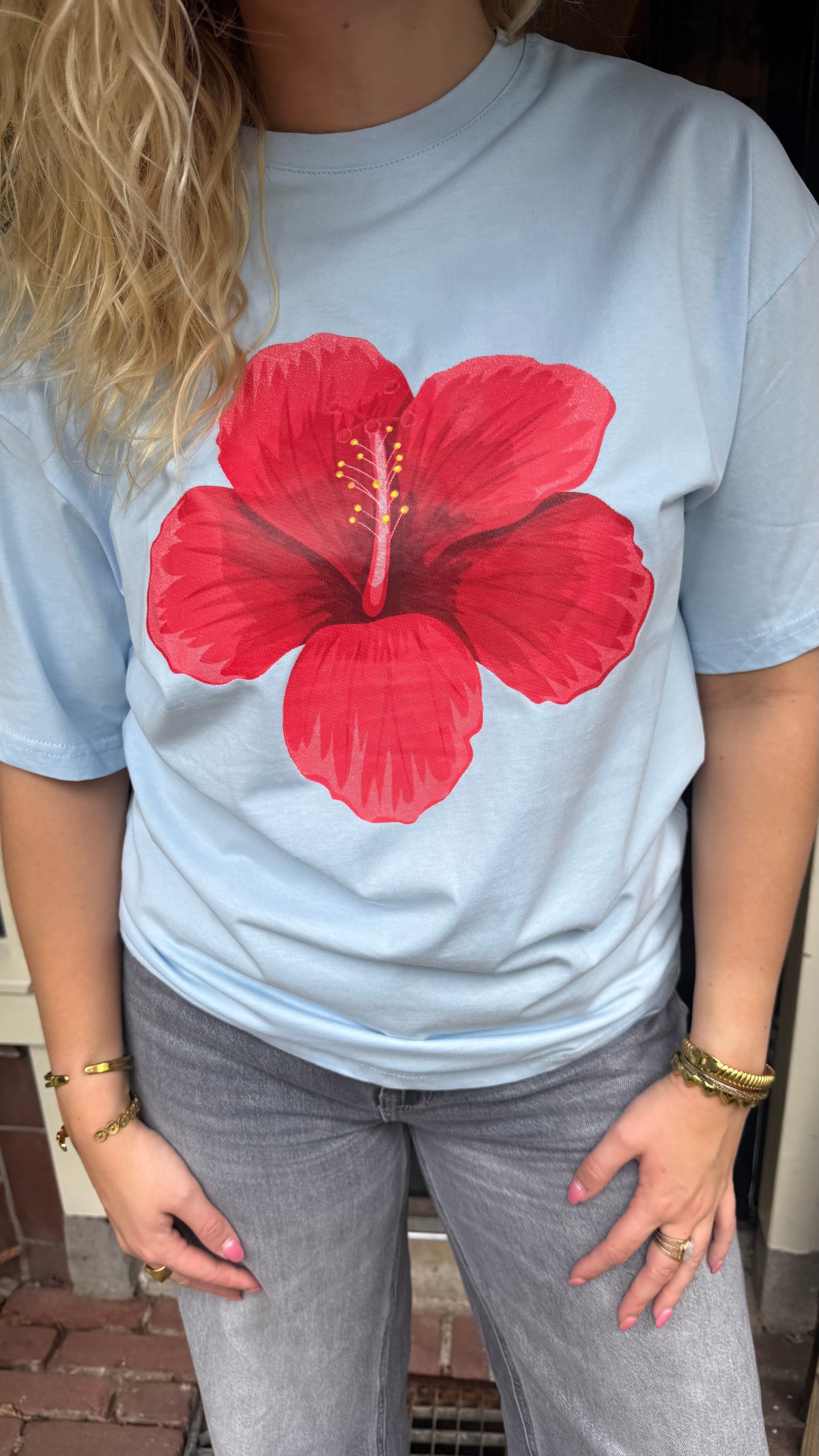Wildflower Shirt Blue
