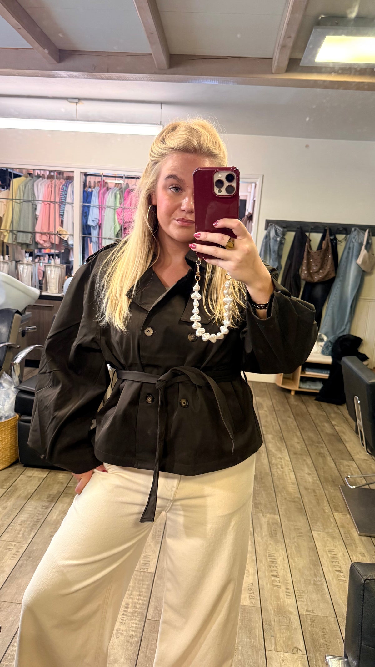 BELTED TRENCH JACKET