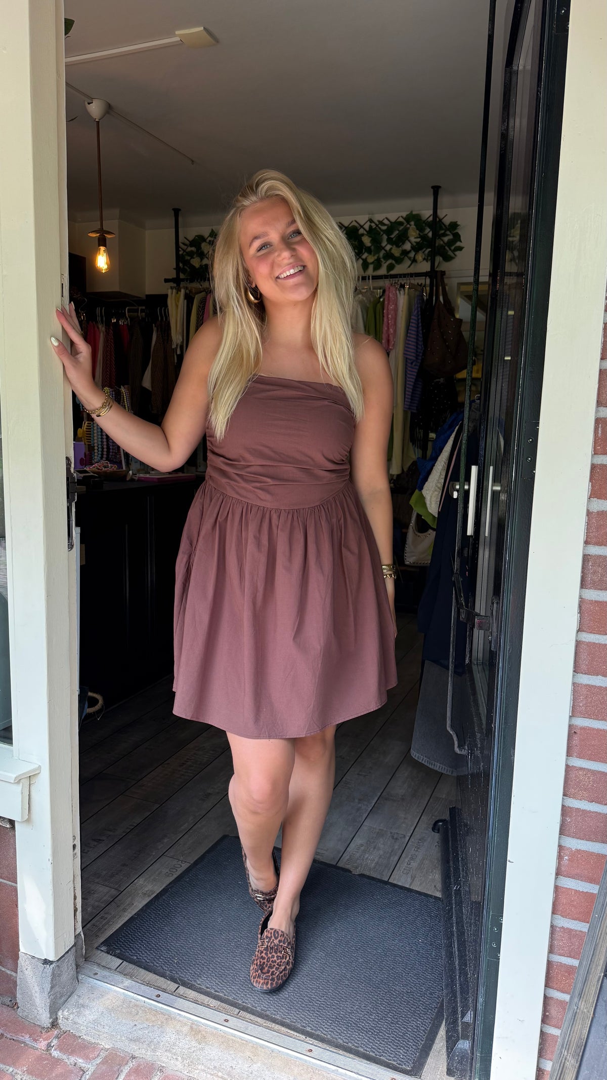 Amélie Dress Brown