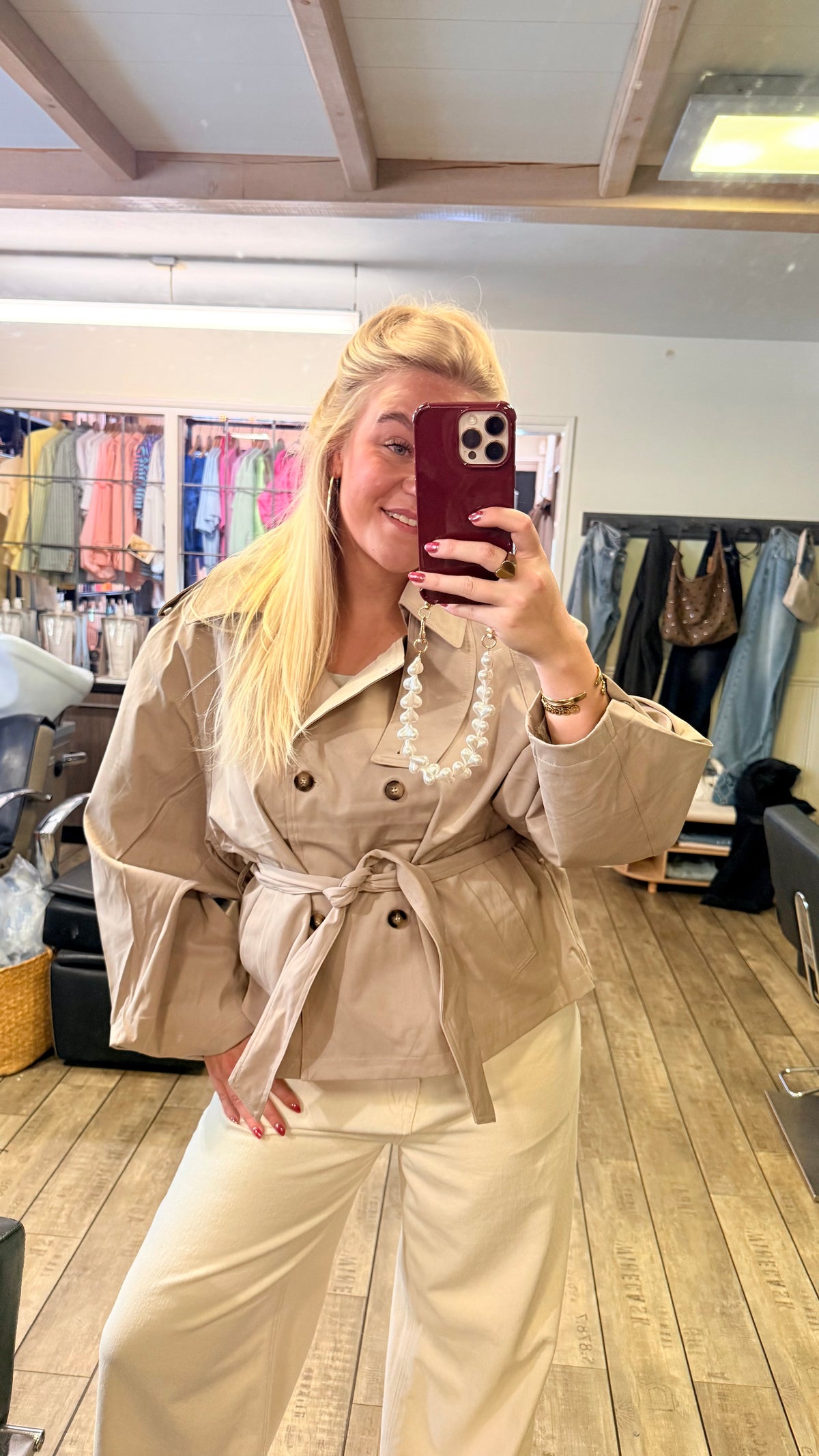 BELTED TRENCH JACKET