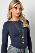 The Heart Long Necklace