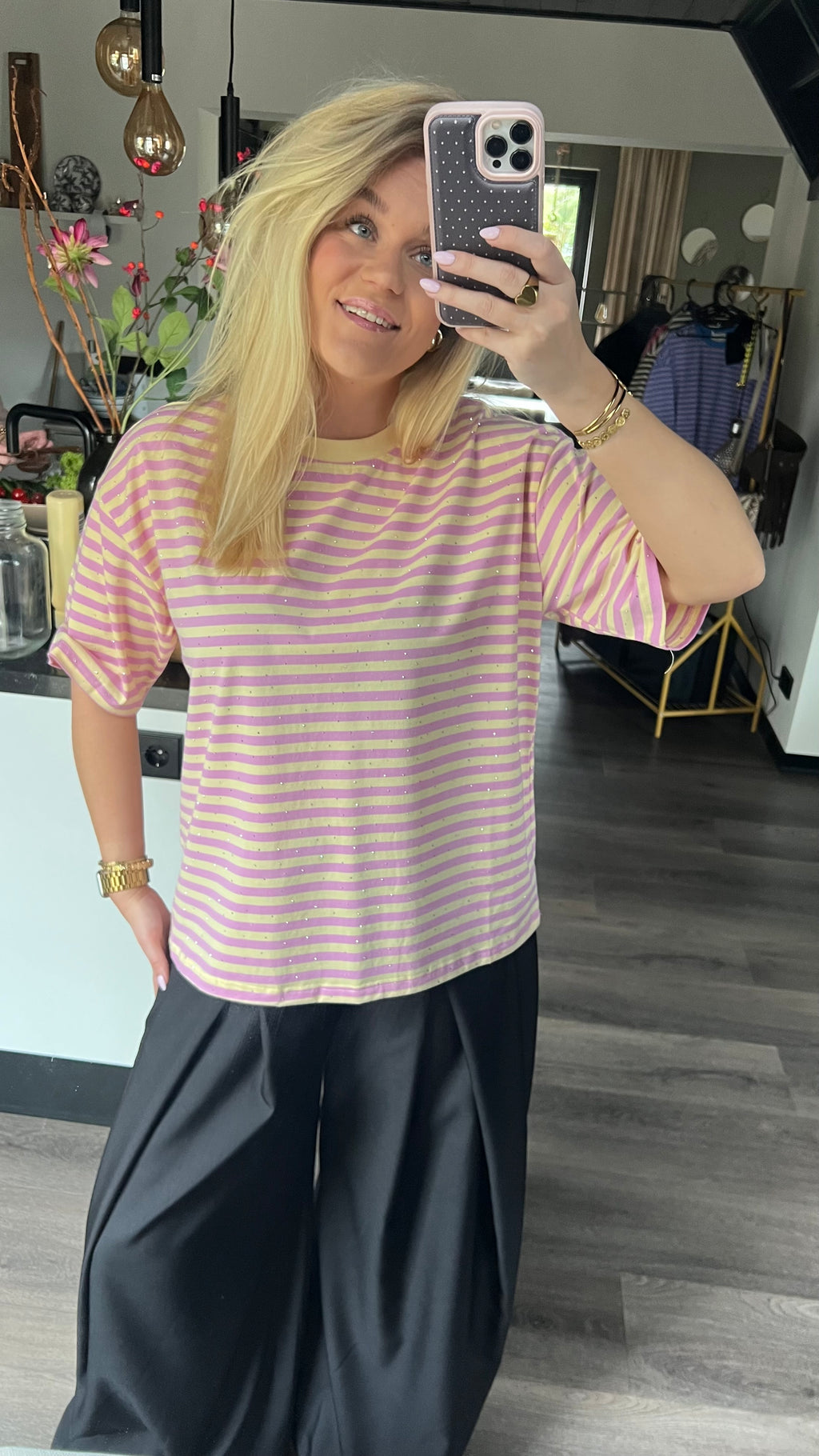 Livia Sparkle Yellow-Pink