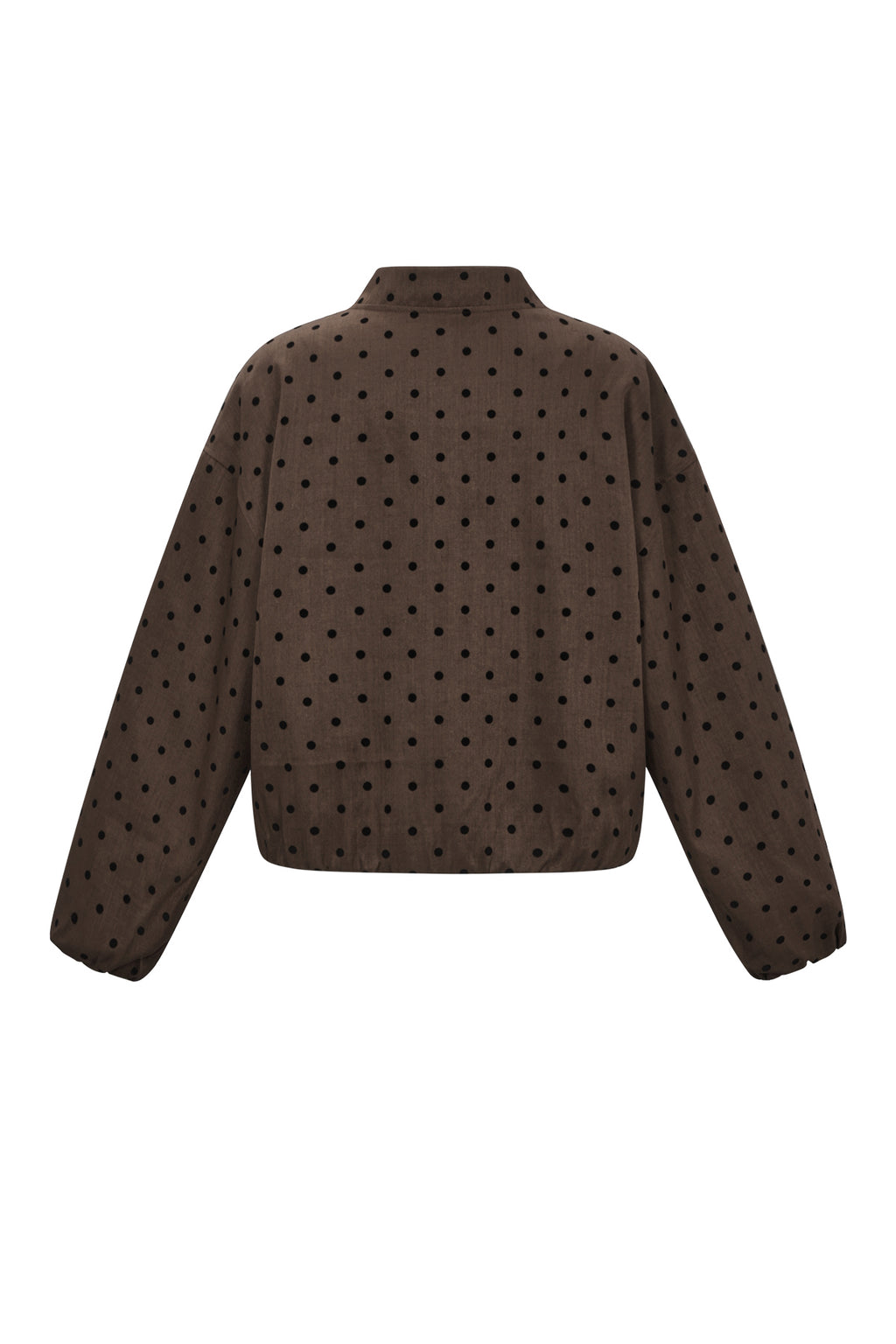 Polka Dot Jacket Brown