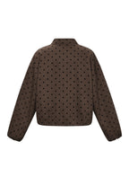 Polka Dot Jacket Brown