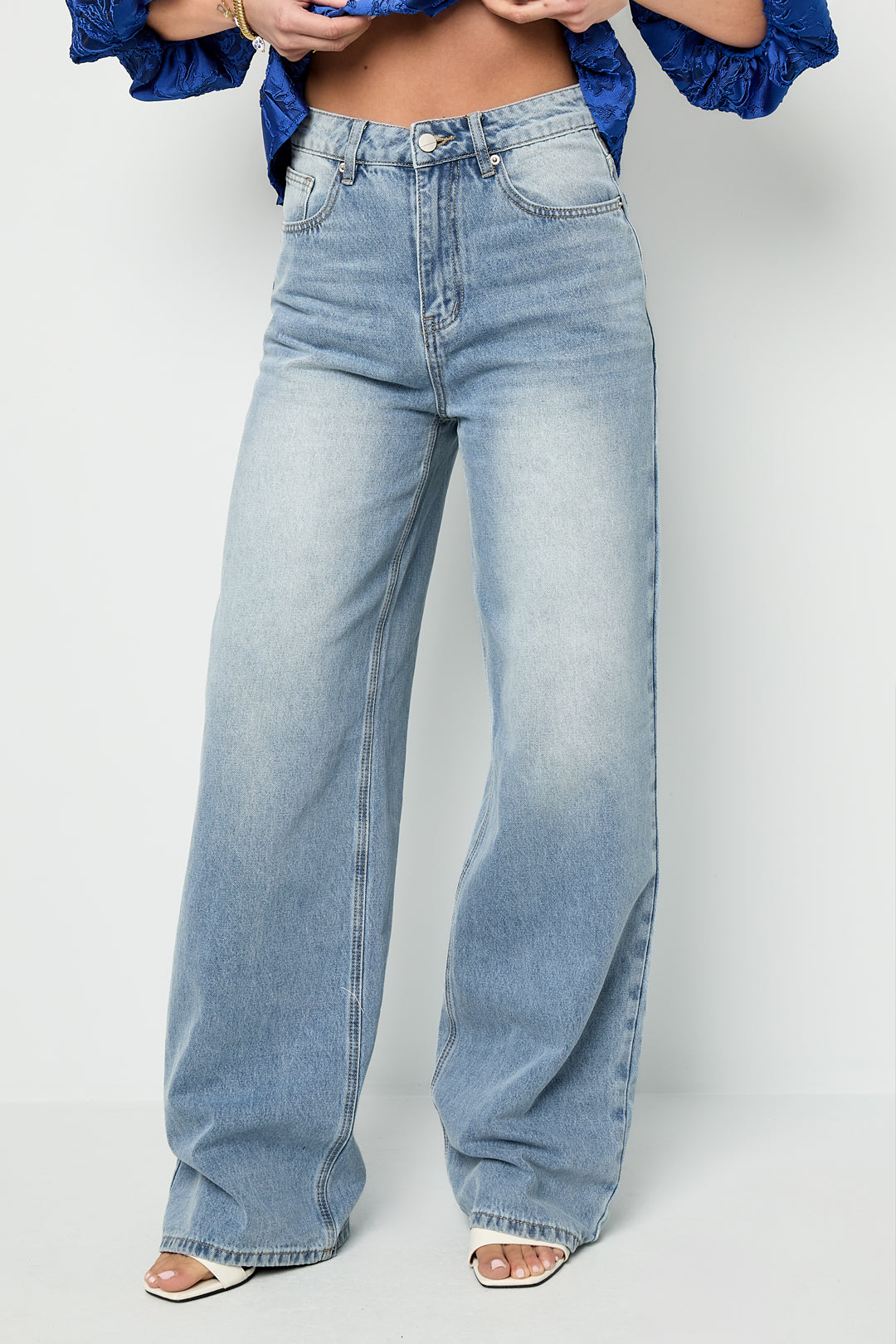Bella Wide Jeans Blue