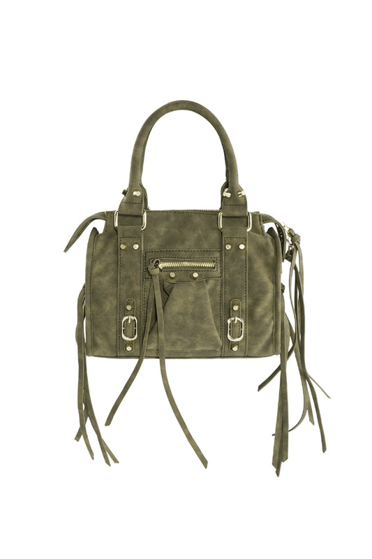 Fringe Bag Olive Green