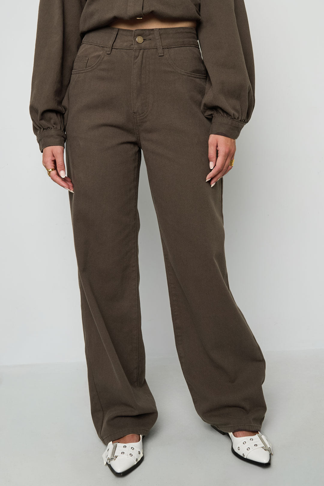 Ivy Denim Jeans Brown