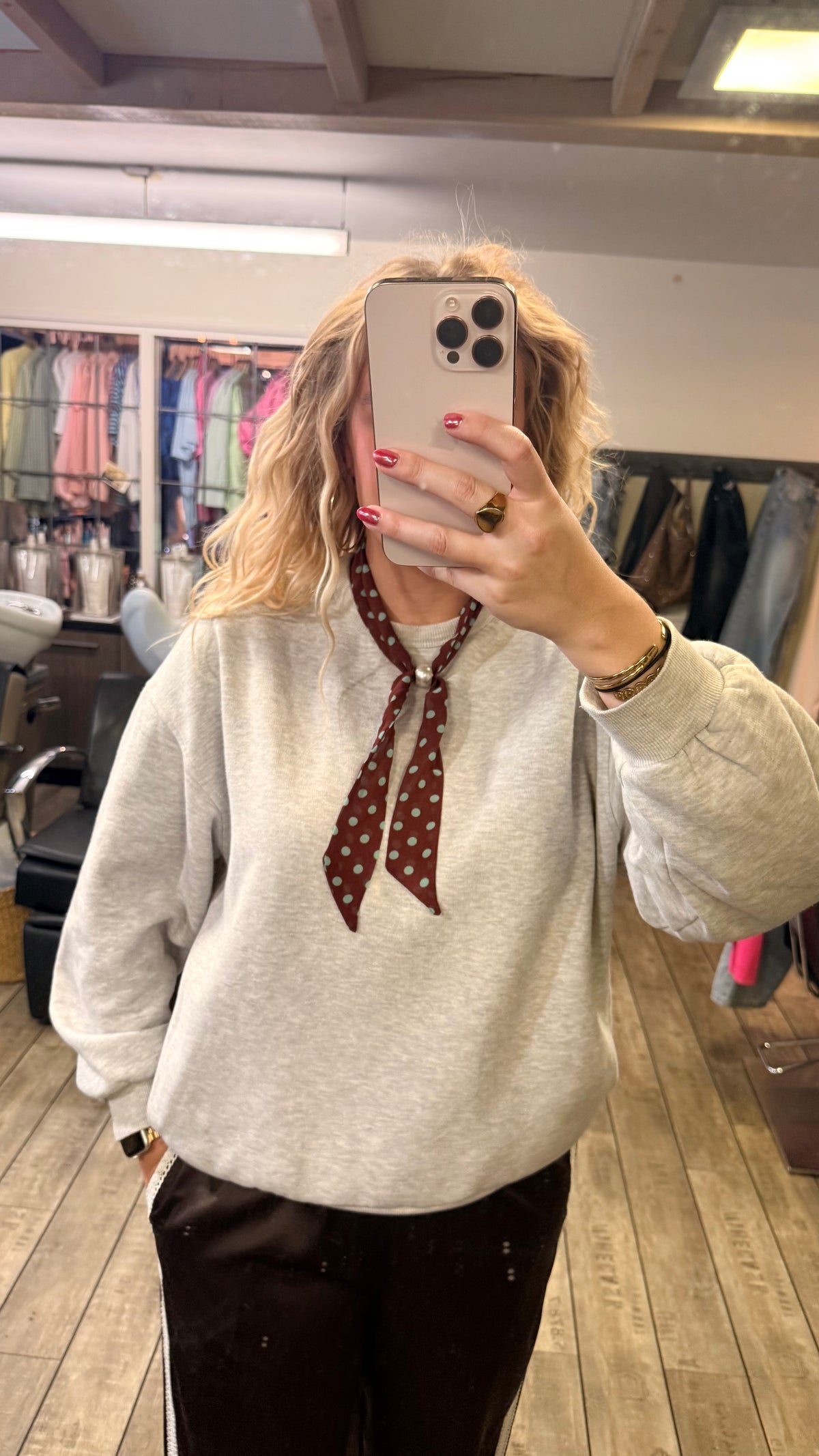 DOTTY PEARL SCARF