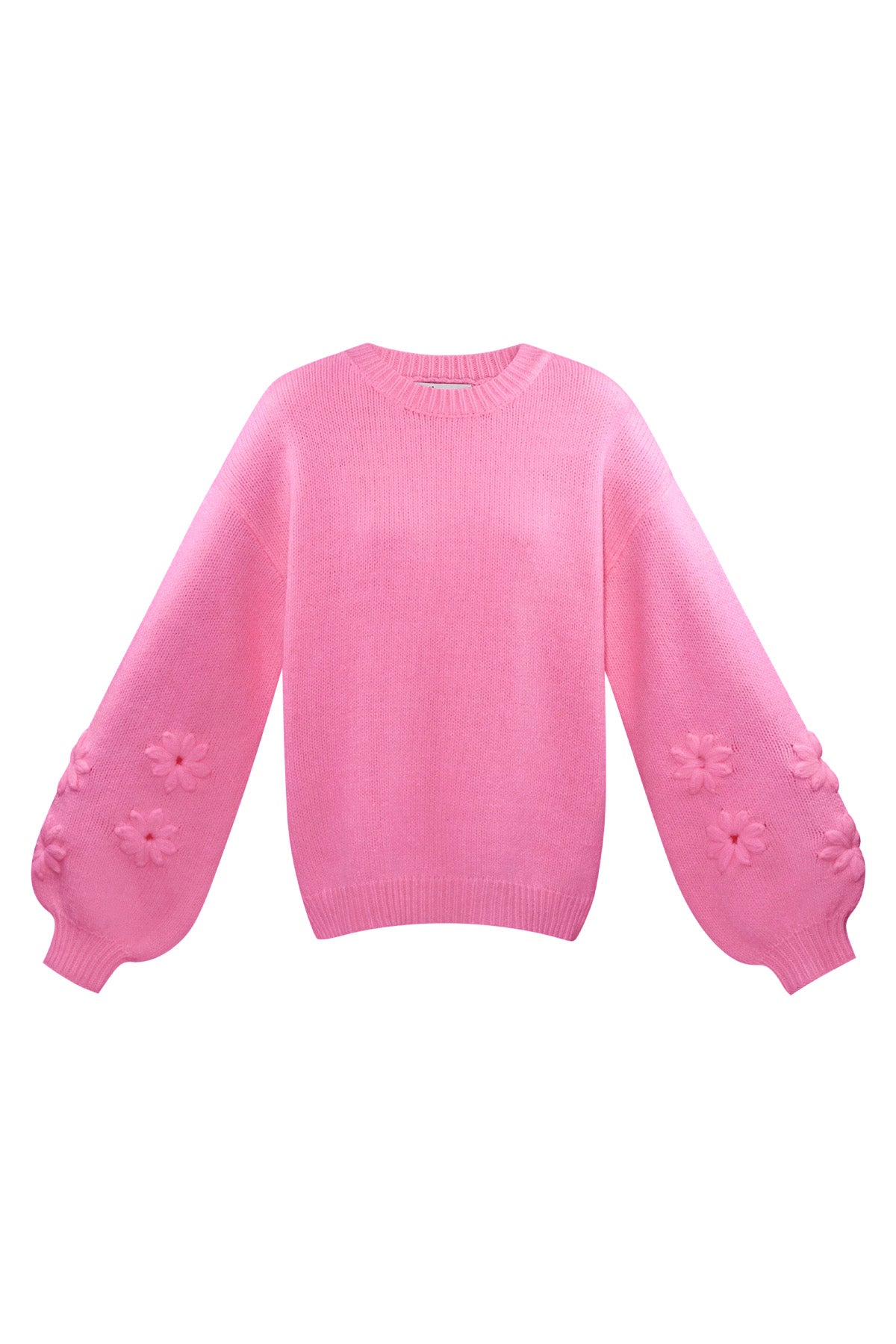 Luna Flower Sweater Pink