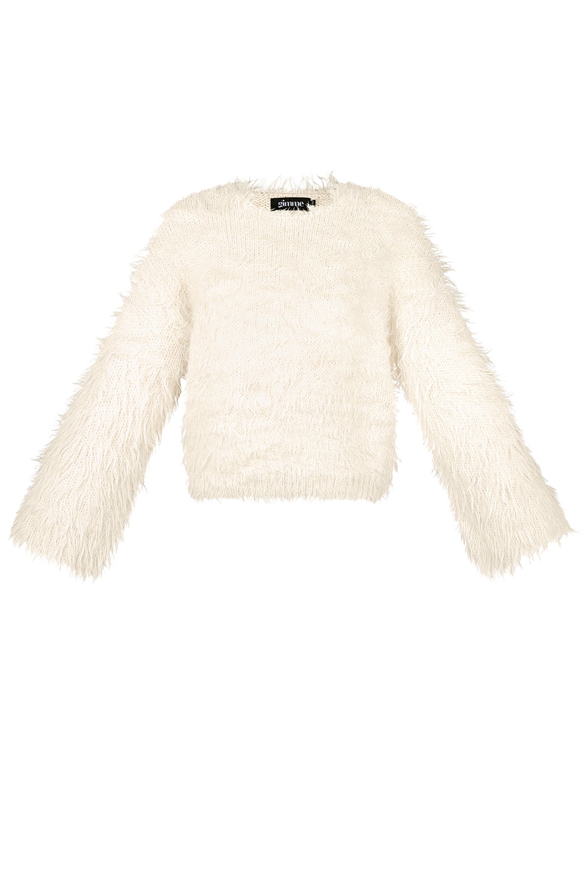 Luna Faux Fur Sweate Beige