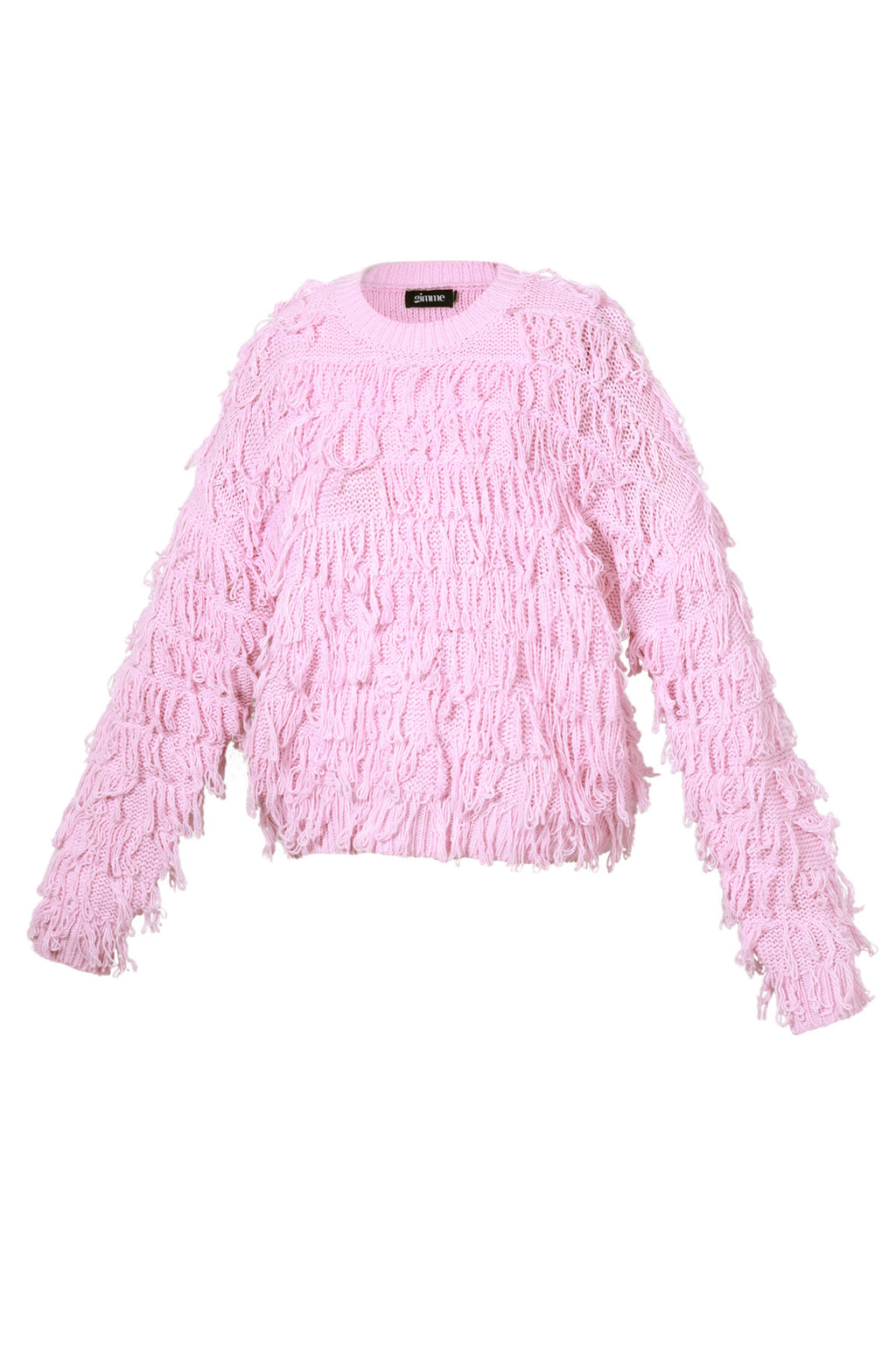 The Fringe Love Sweater Pink