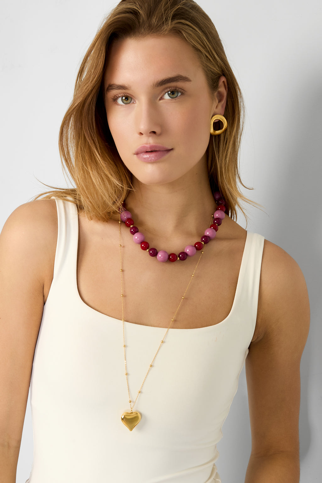The Heart Long Necklace