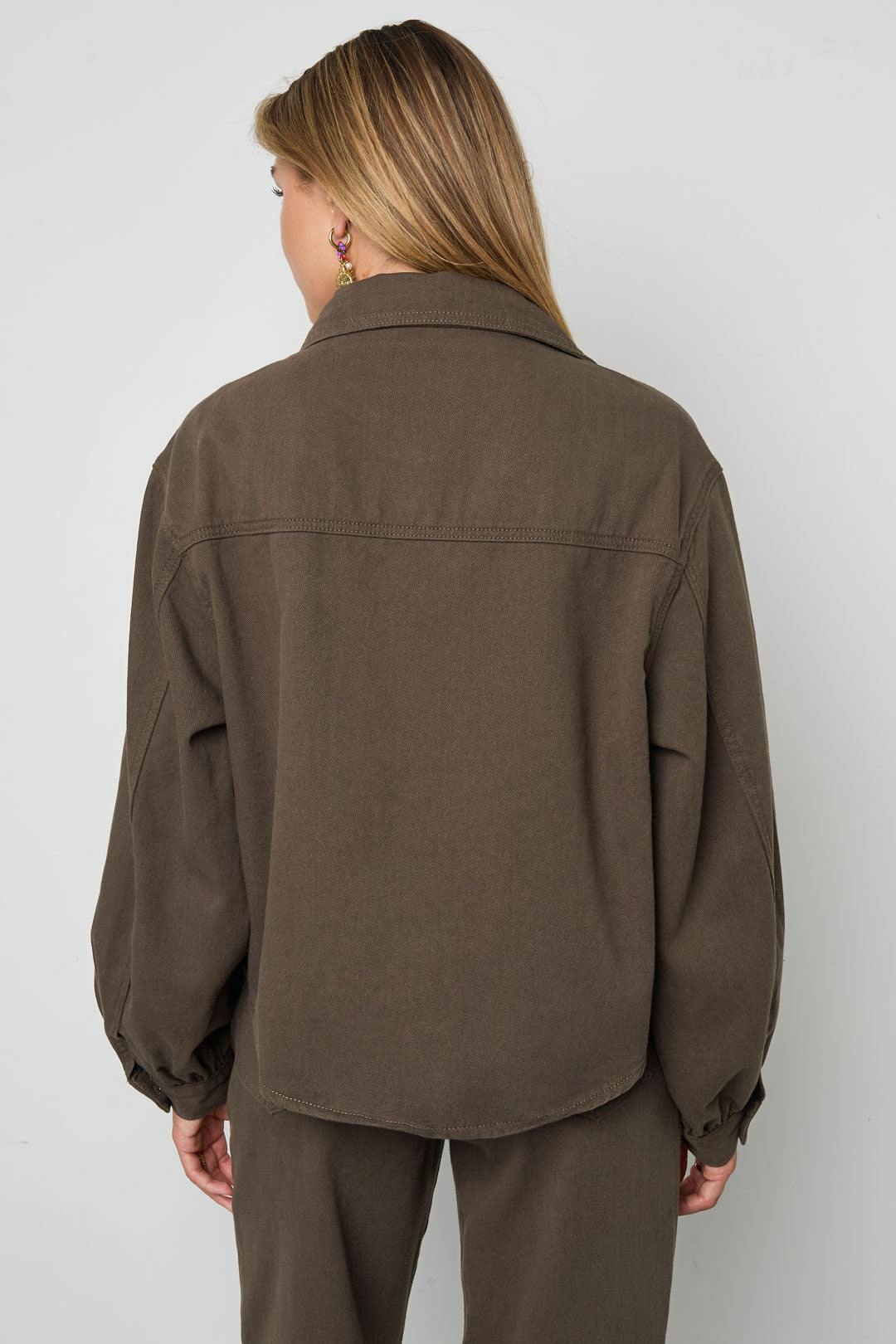 Ivy Denim Jacket Brown