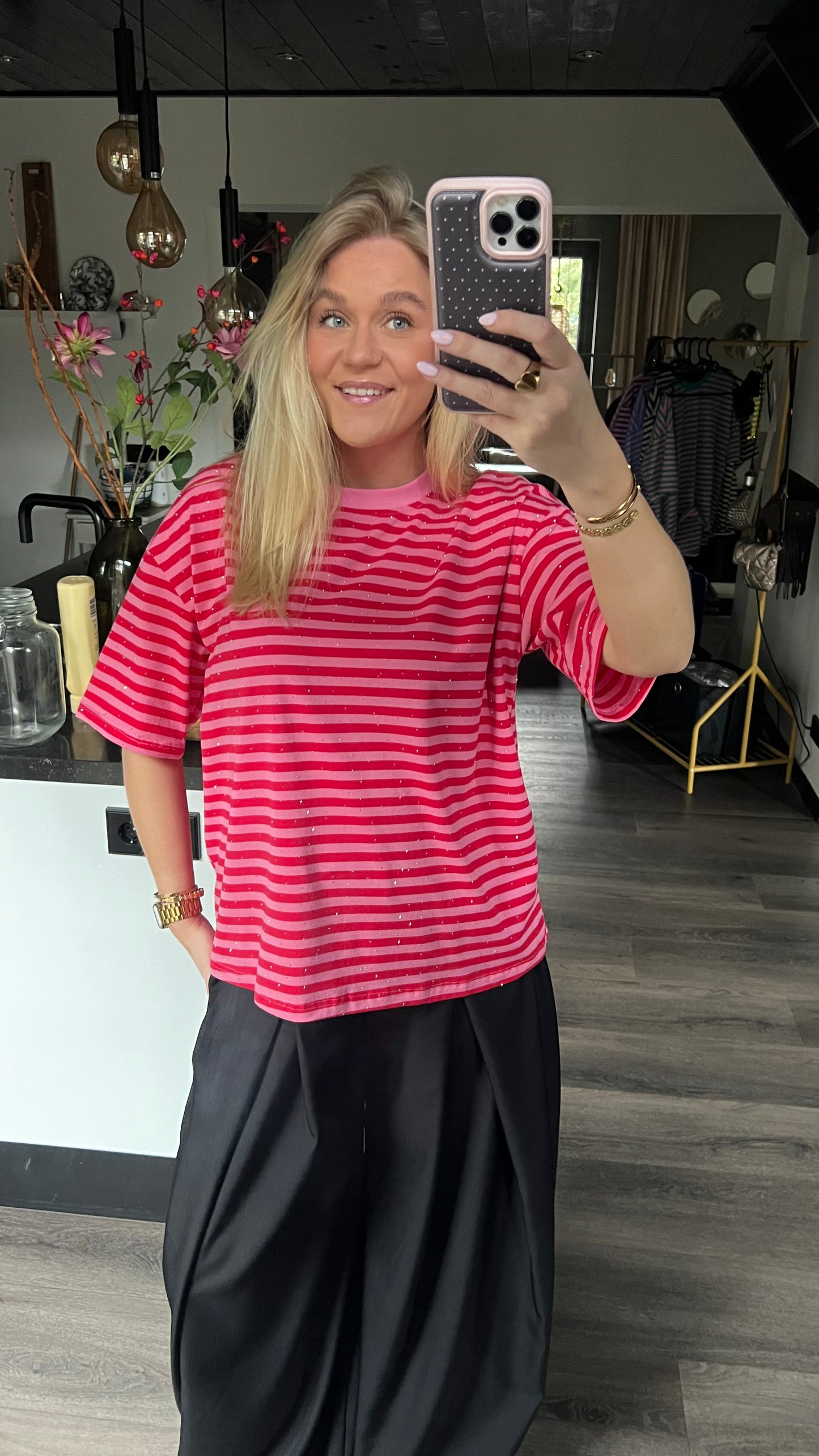 Livia Sparkle Red-Pink