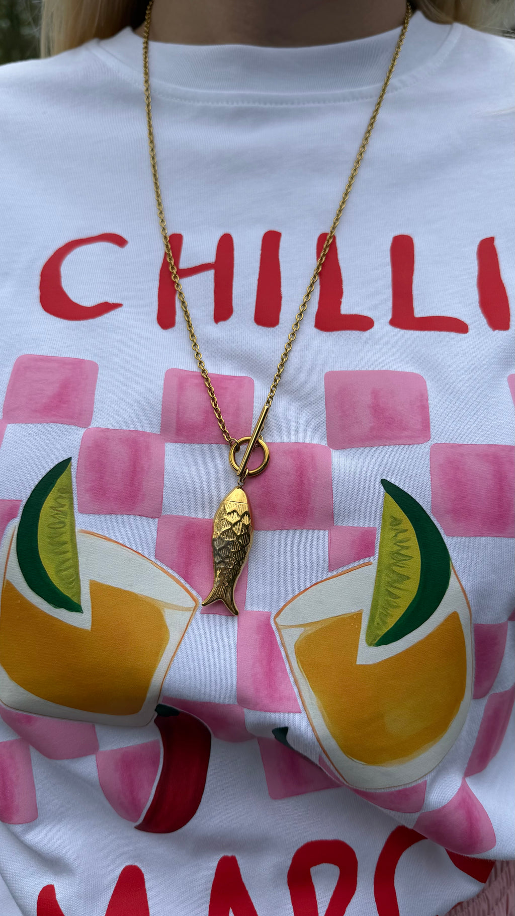The Fish Long Necklace