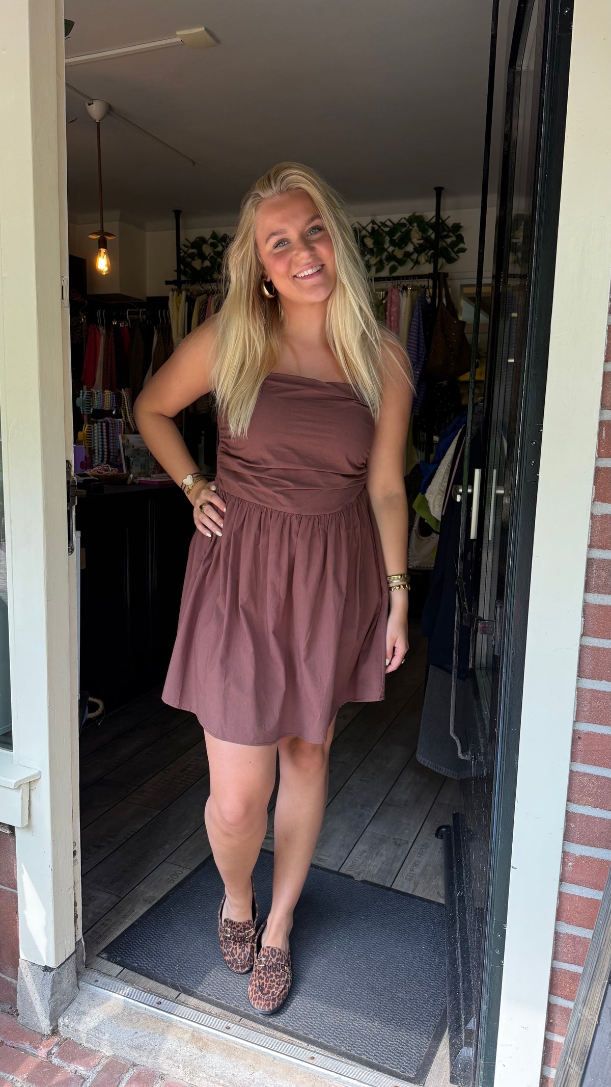 Amélie Dress Brown