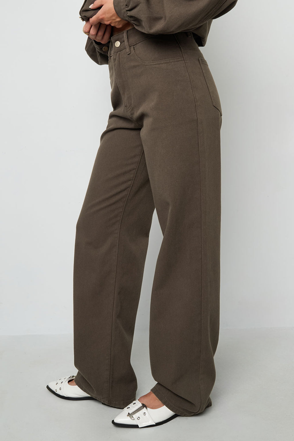 Ivy Denim Jeans Brown