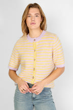 The Lela Gilet Lila Yellow