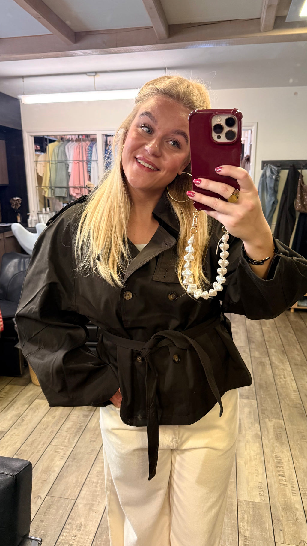BELTED TRENCH JACKET