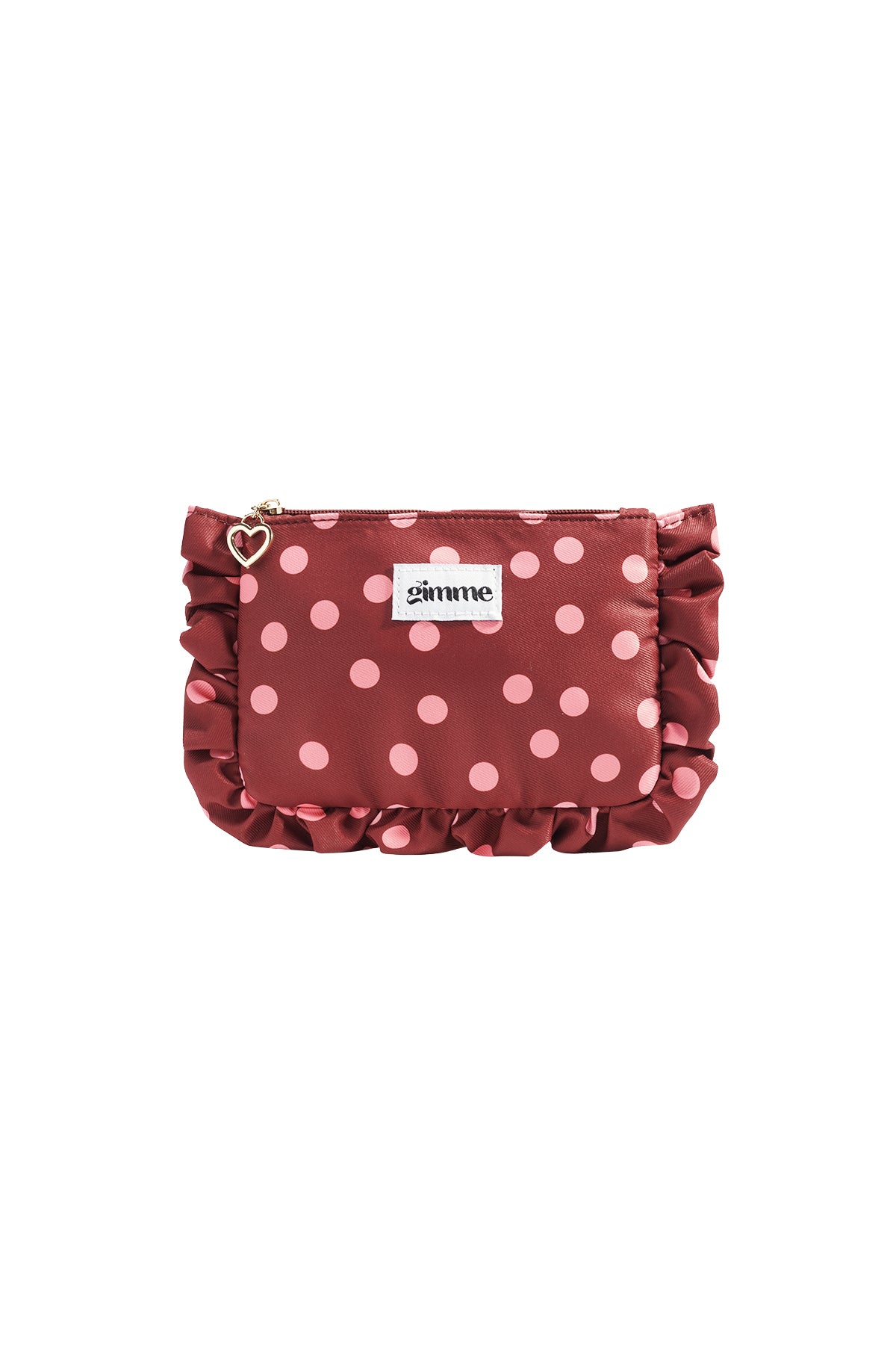 Polka Glam Bag Red Pink
