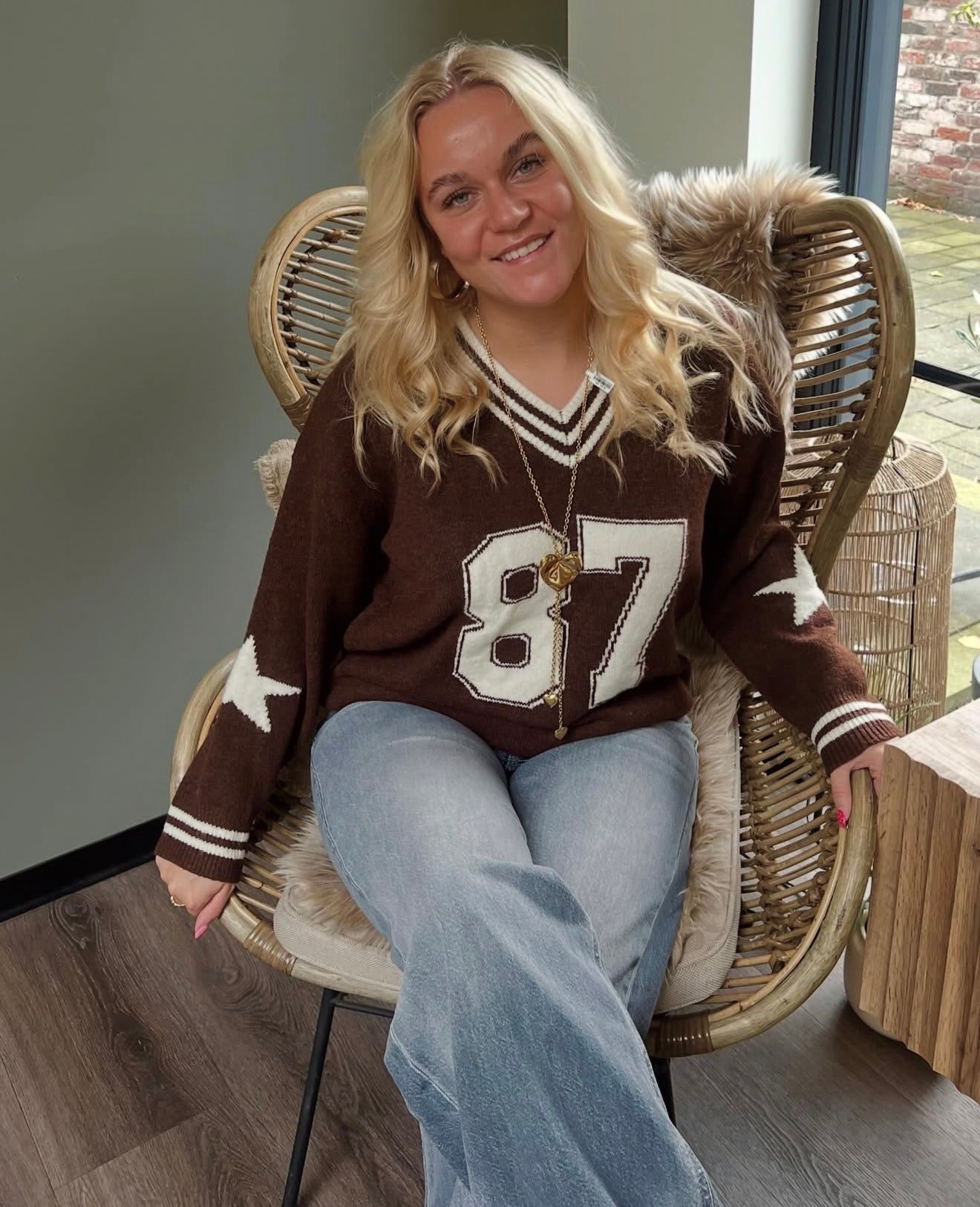 Sophie 87 Jersey Brown