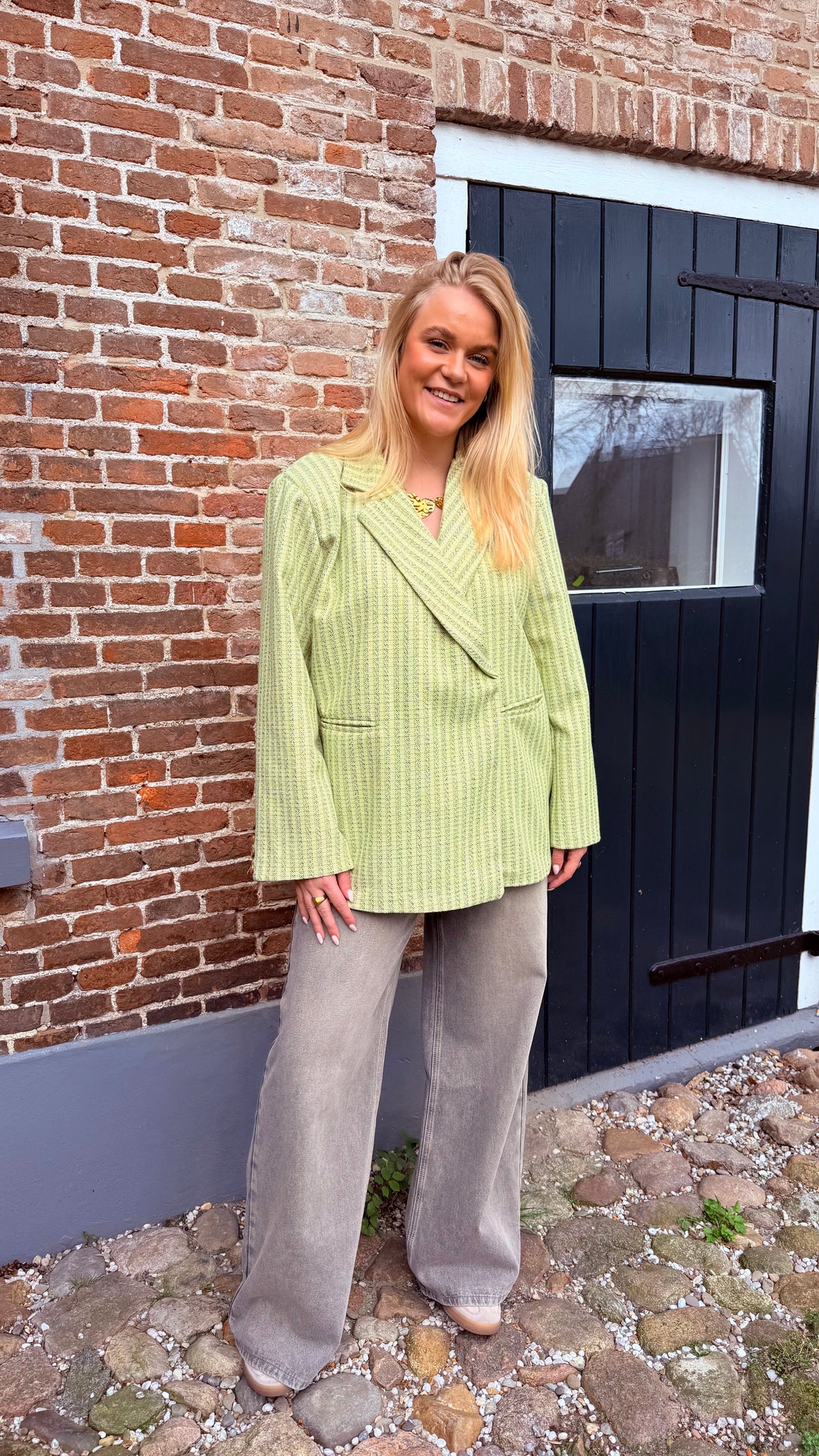 Aura Blazer Green