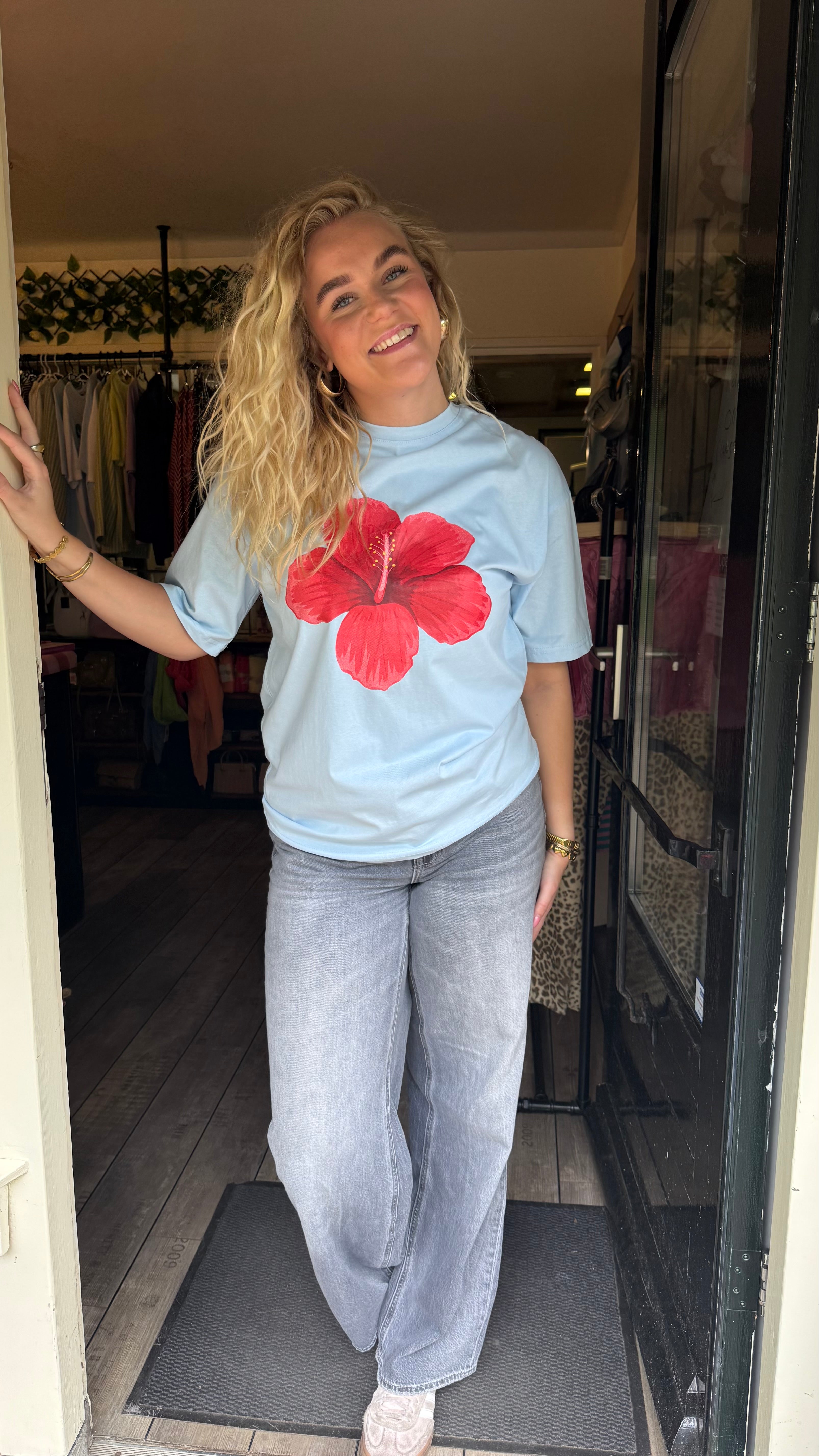 Wildflower Shirt Blue