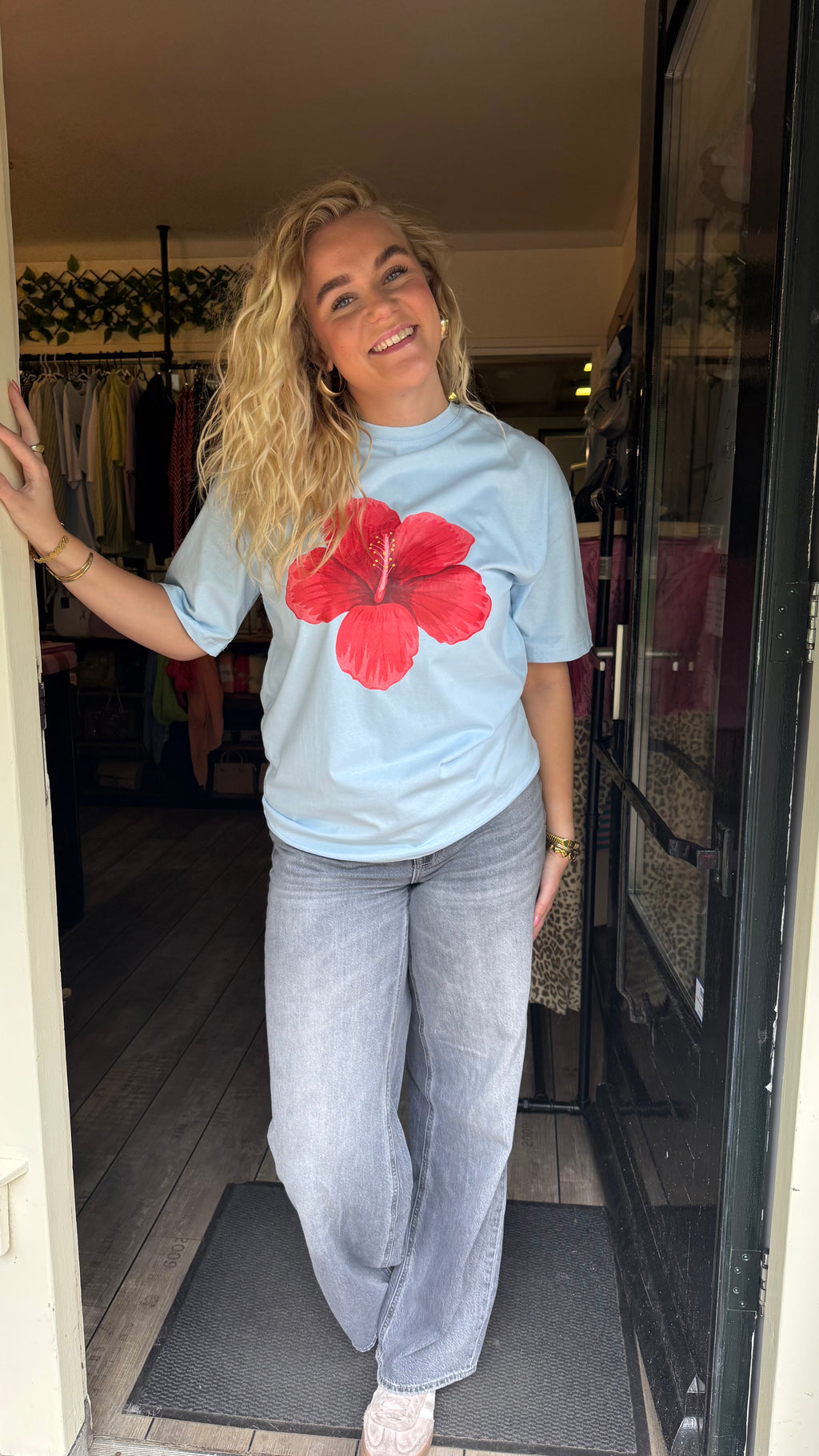 Wildflower Shirt Blue