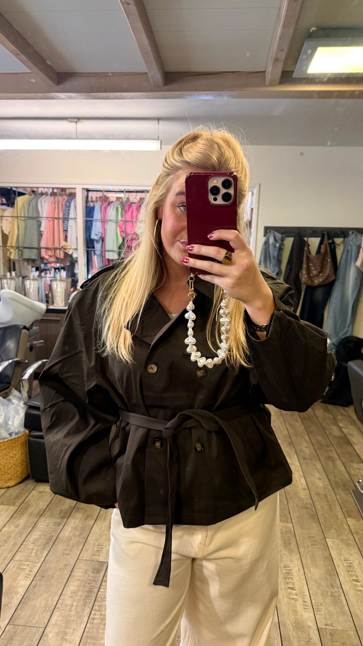 BELTED TRENCH JACKET