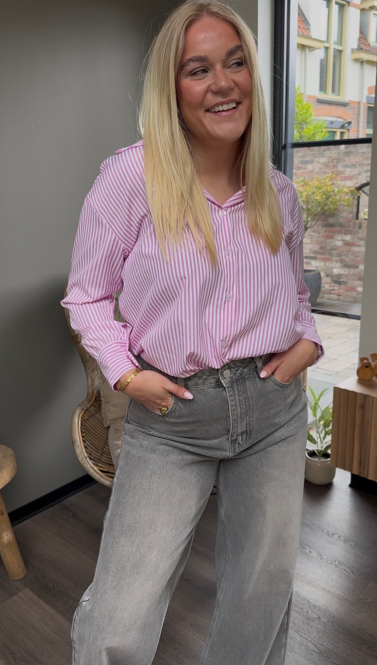 Belle Blouse Pink