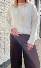 Sophie Knit Cardigan Beige