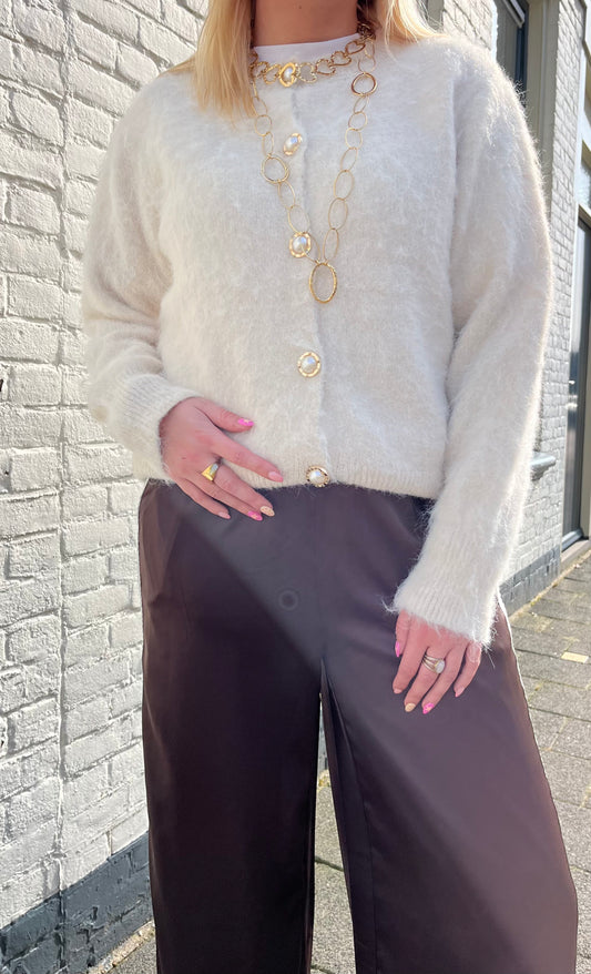 Sophie Knit Cardigan Beige