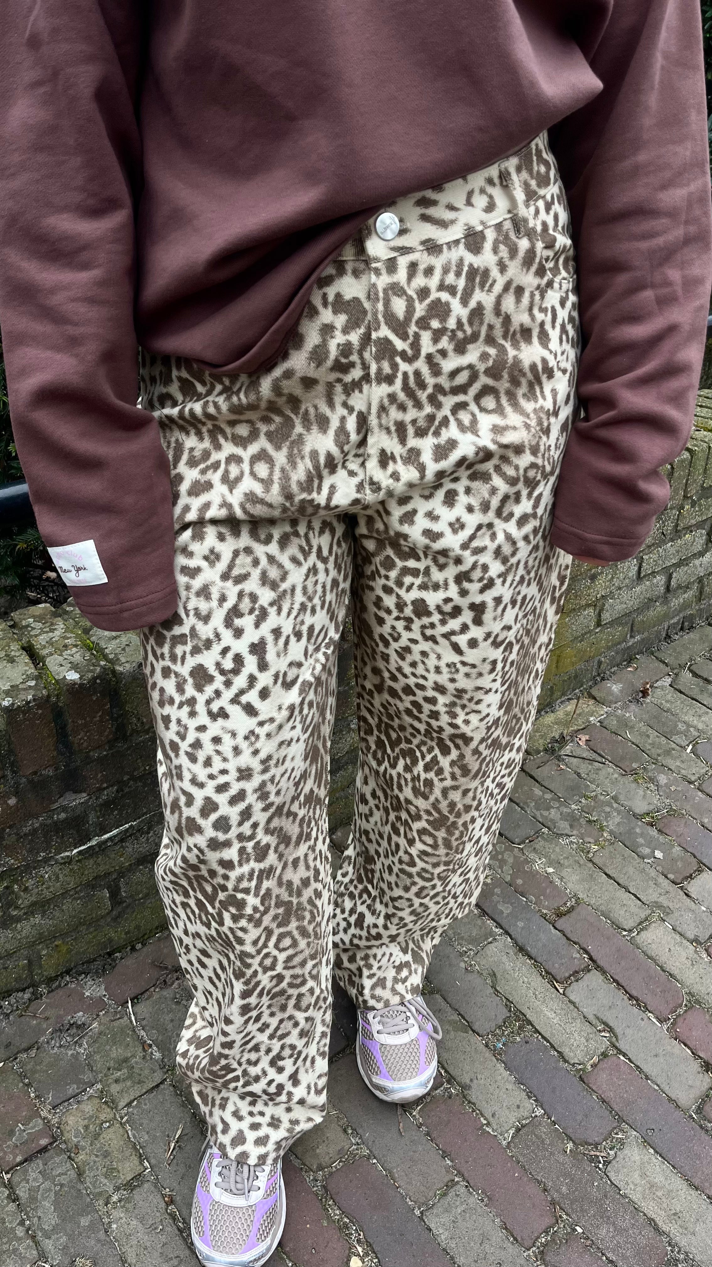 Petite Leopard Jeans