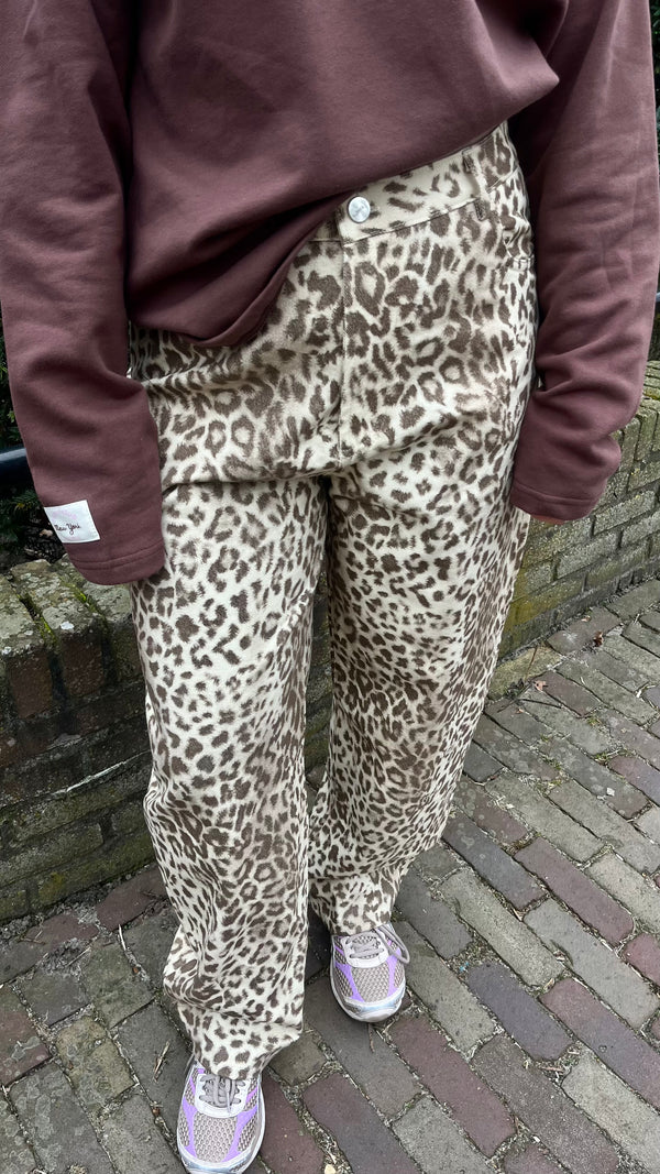 Petite Leopard Jeans