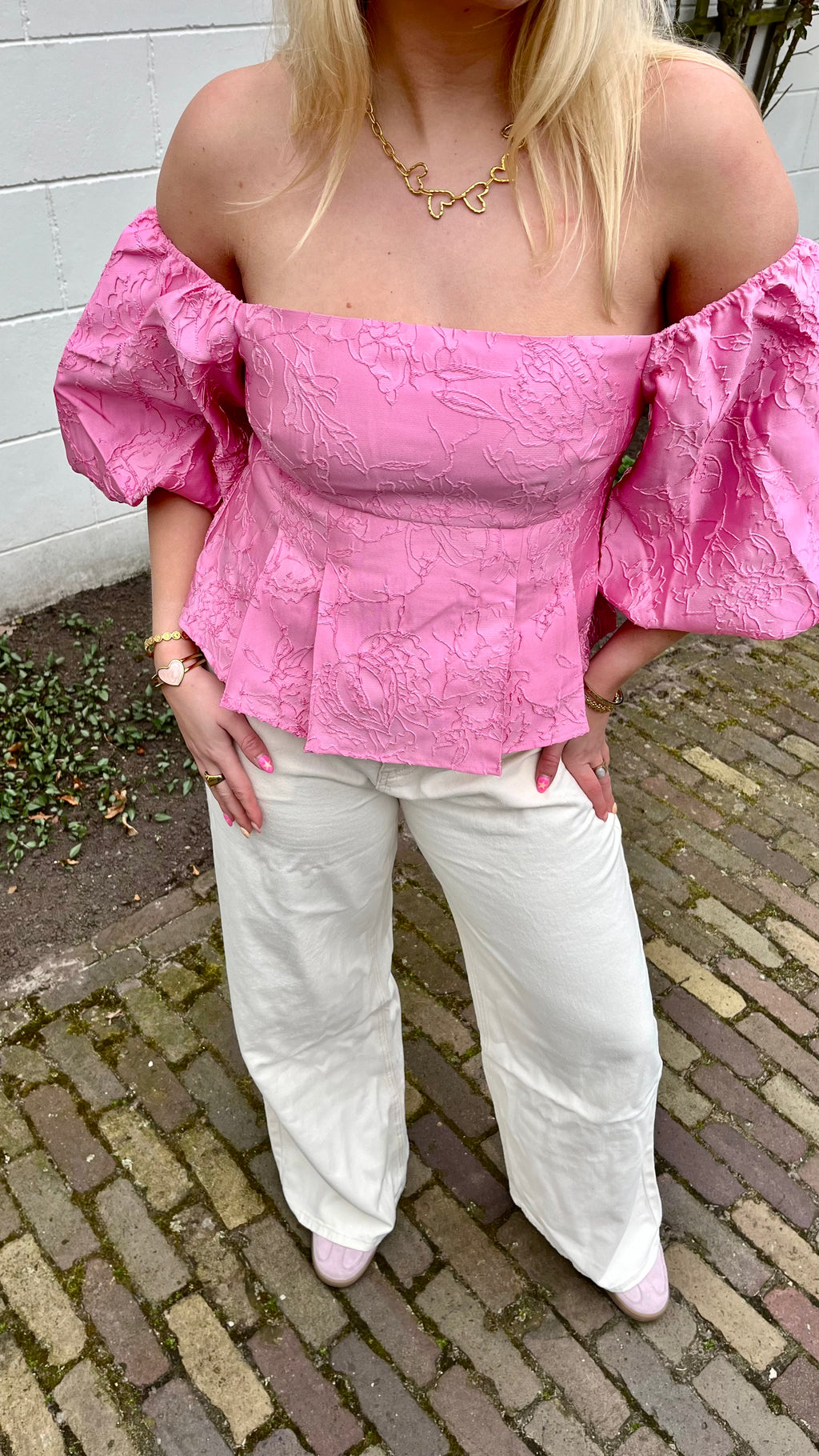 Belle Rose Top Pink
