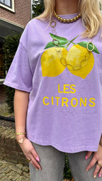 Lemon Bloom Tee Lila