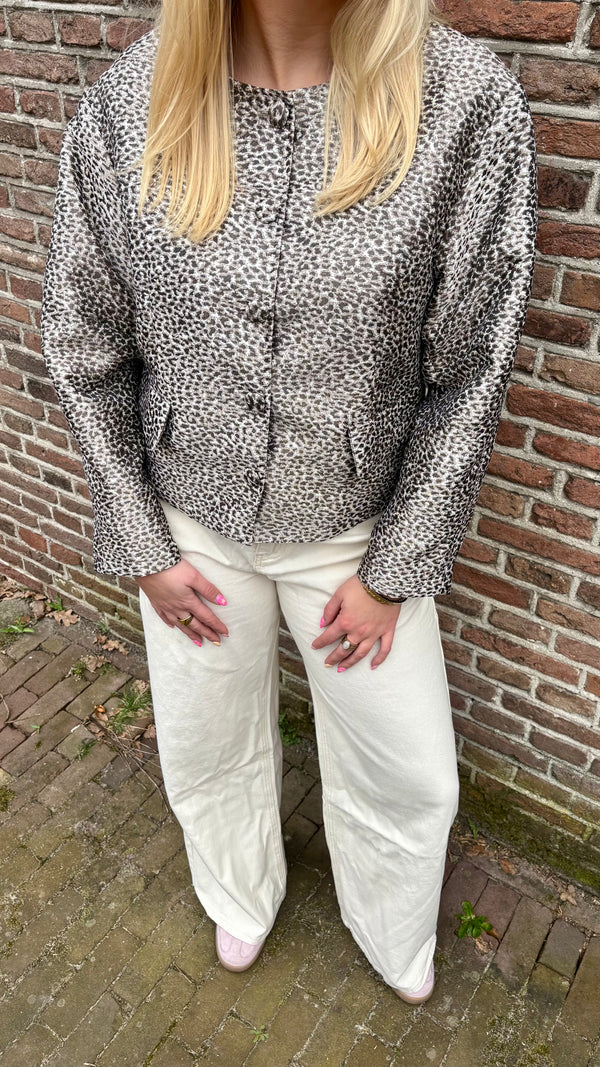 Emma Floral Jacket Panther