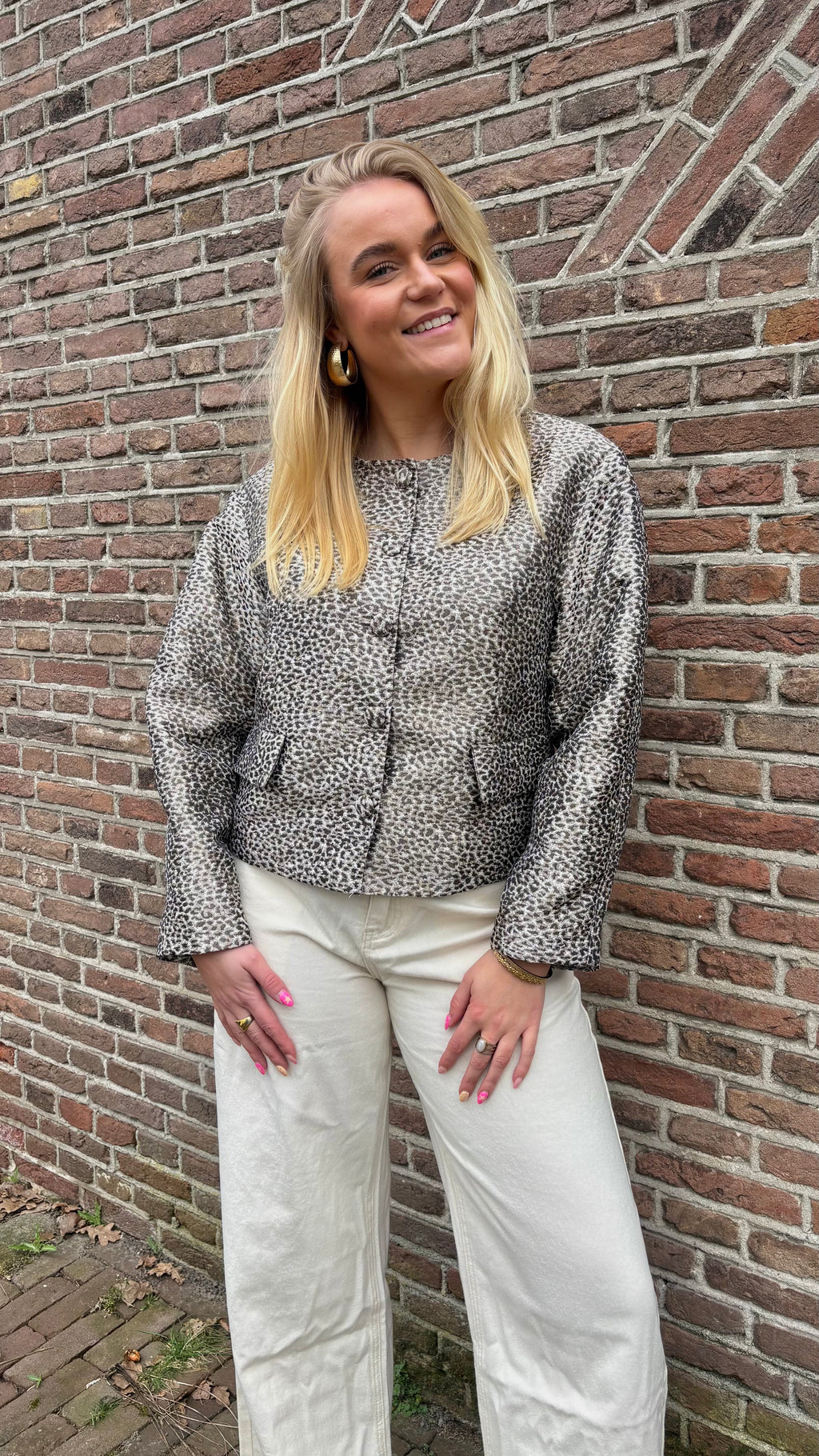 Emma Floral Jacket Panther