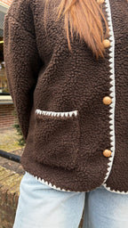 Rosie Cozy Jacket Choco Brown