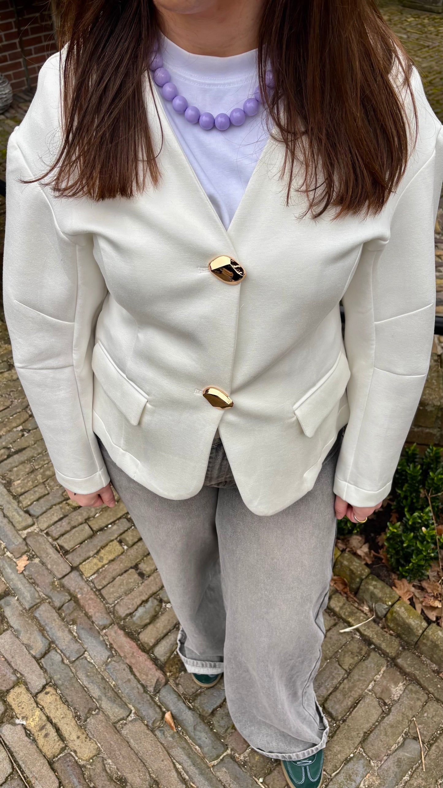 Mae Top White