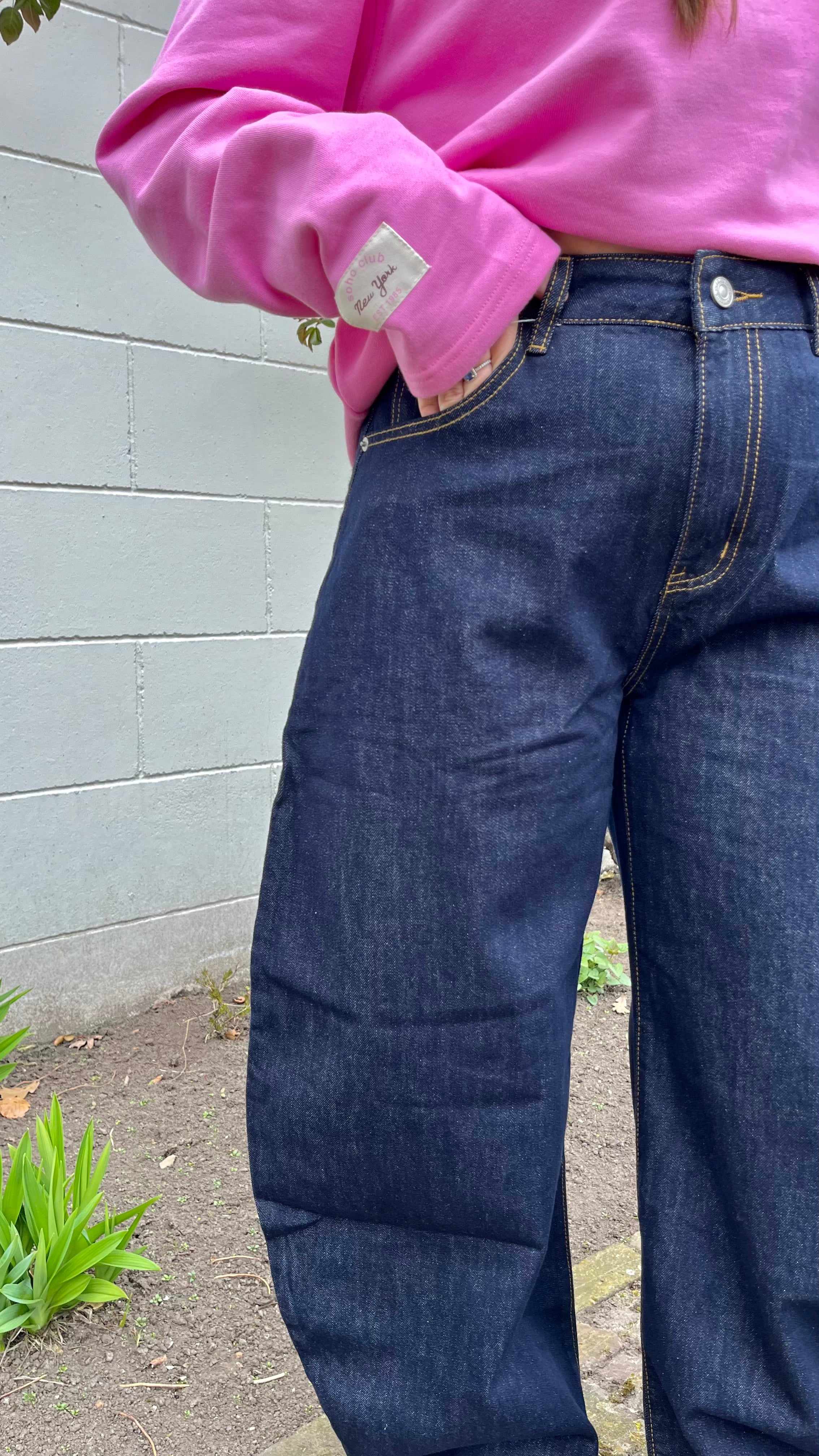 Petite Cool Jeans Dark Blue