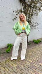 Spring Bloom Bomber Mint