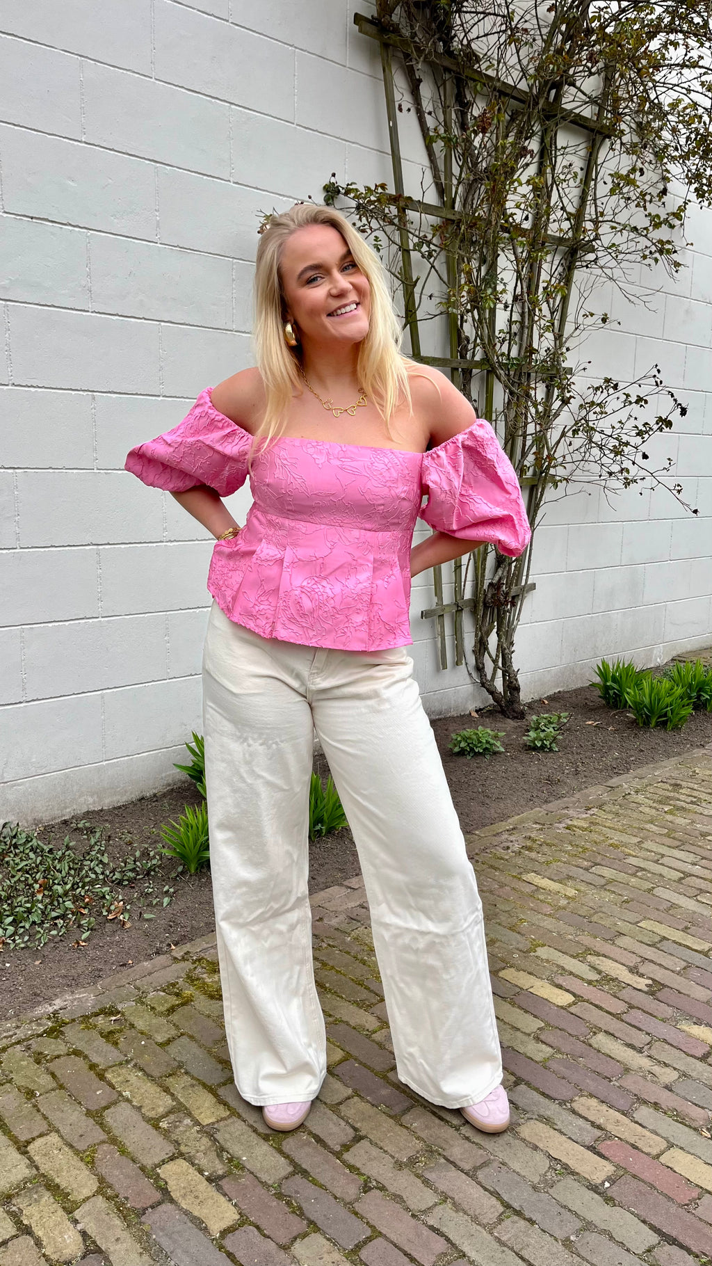 Belle Rose Top Pink