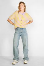 The Lela Gilet Lila Yellow