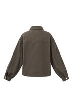 Ivy Denim Jacket Brown